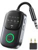 Bluetooth Transmitter Supports Both Receive and LED Simultaneous Connection of Two 18 Hours of Continuous Low Suitable for and Home TELEC Certified
