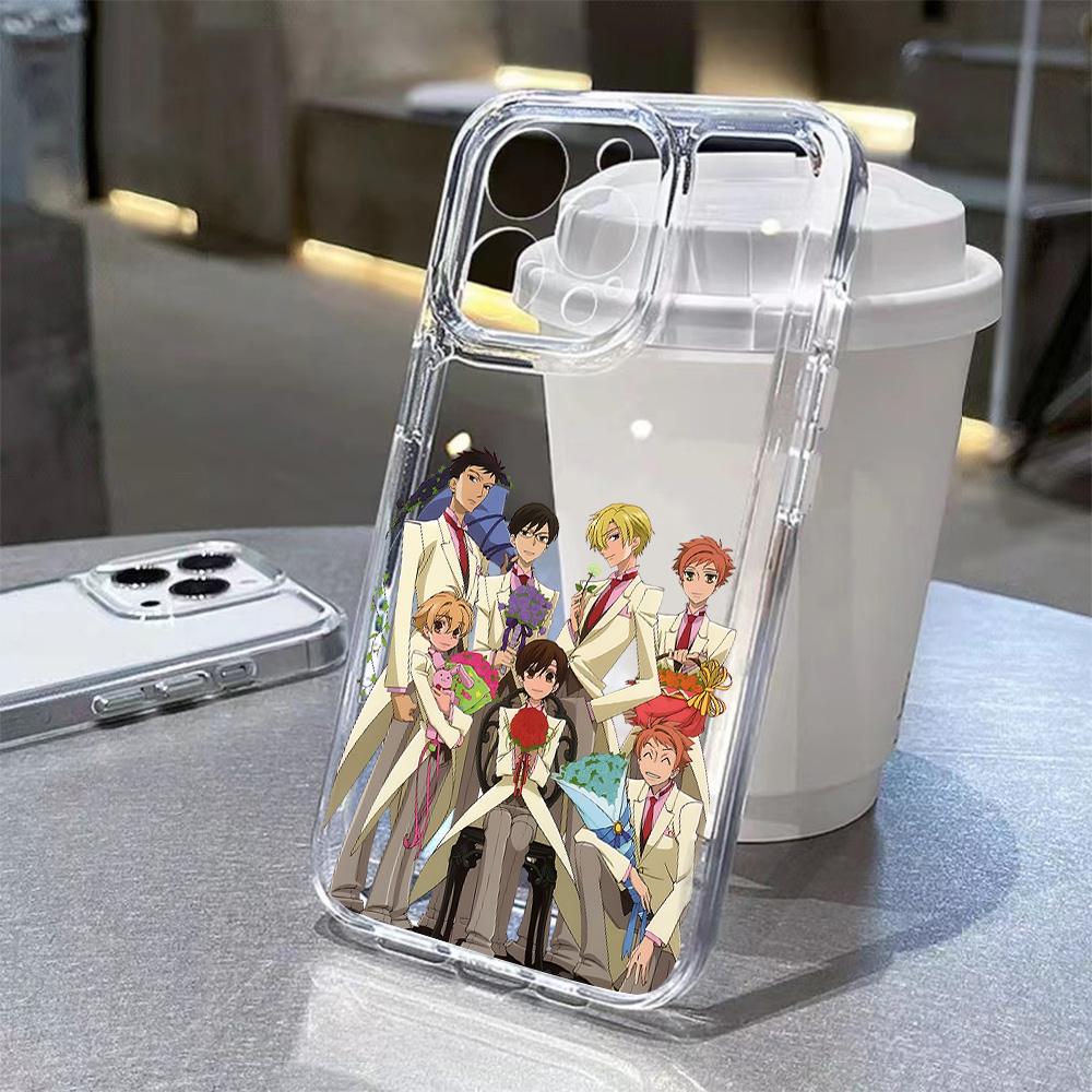 Phone Case For iPhone 17 16 16e 15 14 13 12 11 Mini Pro Max X XR XSMax 7 8 Air Plus Back Cover HOT Ouran High School Host Club