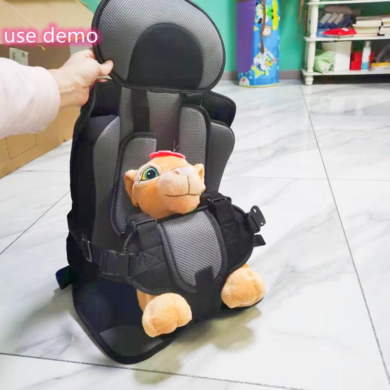 Portable Child Car Seat Safety Seats Simple Car Ride Universal Children Cushion for 2-12age