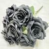 Artificial Flowers Home Wedding Decoration Mei Kai 7 Head Large Horn Rose