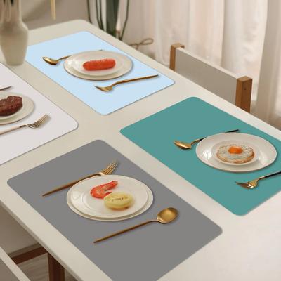 40x30cm Gıda Sınıfı Silikon Su Geçirmez Amerikan Servisi Isı Yalıtımı Kaymaz Yıkanabilir Masa Örtüsü Mutfak için Bulaşık Kurutma Matı