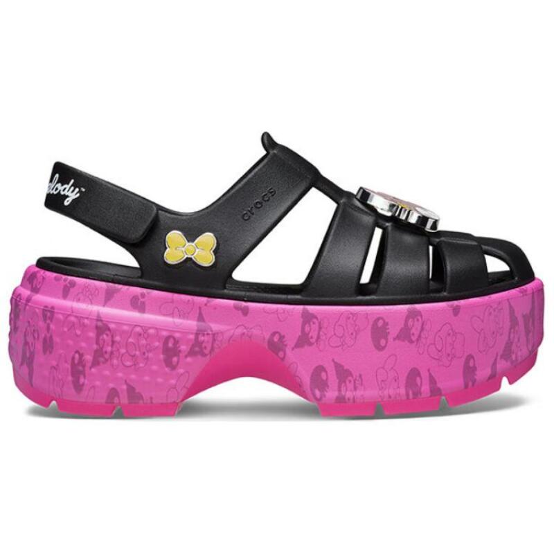 Crocs Stylish and Comfortable Roman Sandals Women's Black