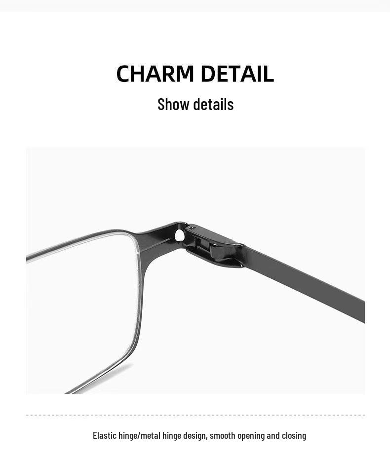 Smart Zoom Folding Anti-Blue Light & Anti-Radiation Reading Glasses