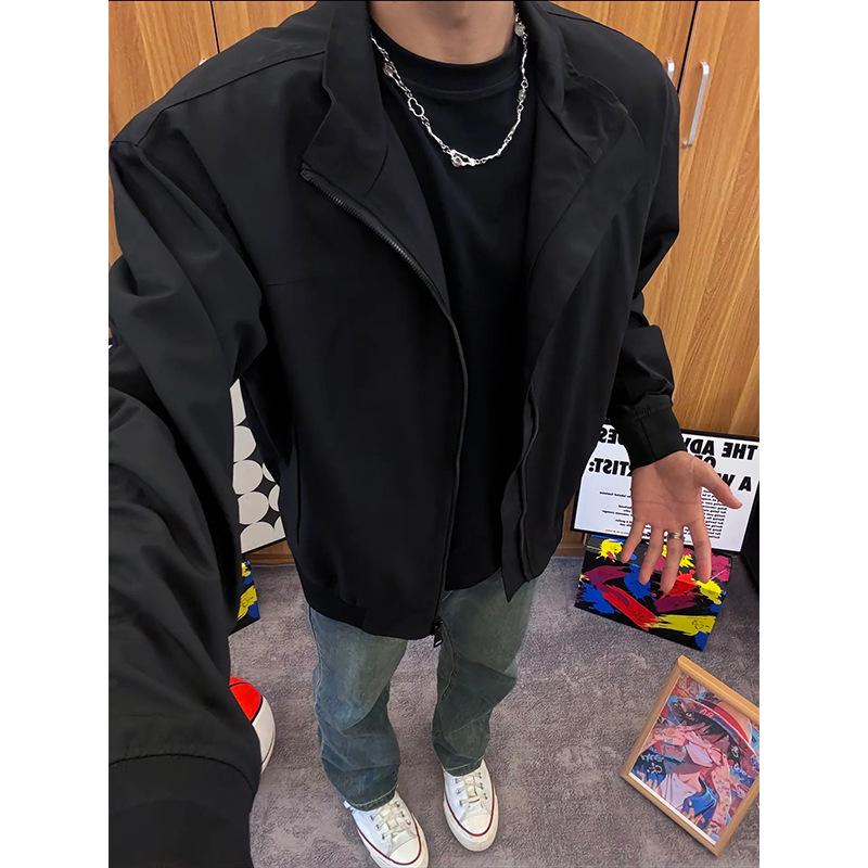 

Мужская куртка-бомбер Harrington Cleanfit со стойкой, ветровка, бейсбольная куртка - Коллекция Осень/Зима XXL чёрный