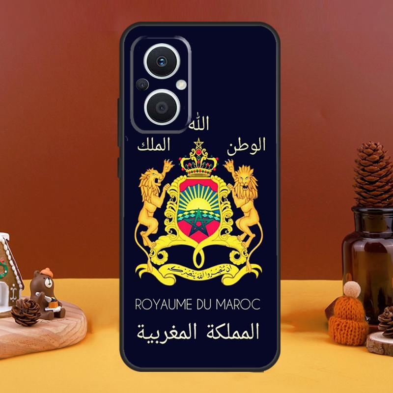 Marokko Flagge Wappen Hülle für OPPO Reno 8T 4Z 5Z 10 Pro 11 F 4 5 6 7 8 Lite OPPO Find X5 X6 Pro X2 X3 Lite Hülle