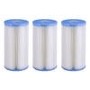 Intex Pool Pump Replacement Filter Cartridges (3-Pack) 29003 Crystal Clear Filter Pump for Pool Water Purifiers and Circulation
