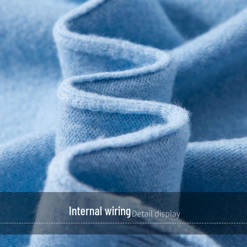 Men's 100% Pure Wool Thickened Pullover Sweater