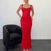 Sexy Evening Club Party Dresses Women Summer Backless Bow Sleeveless Maxi Long Dress Elegant Bodycon Robe Femme