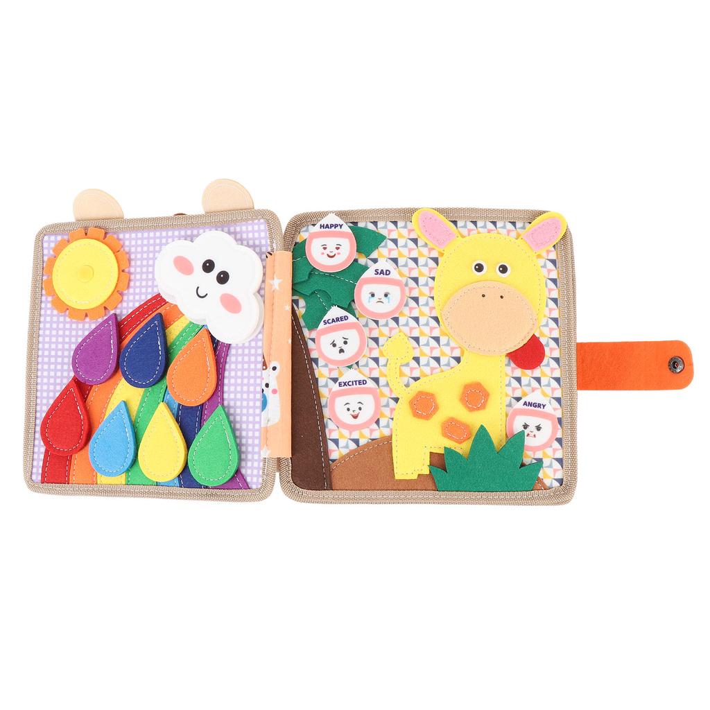 Felt Book for Toddlers Preschool Early Learning Educational Sensory Felt Activities Book for Car