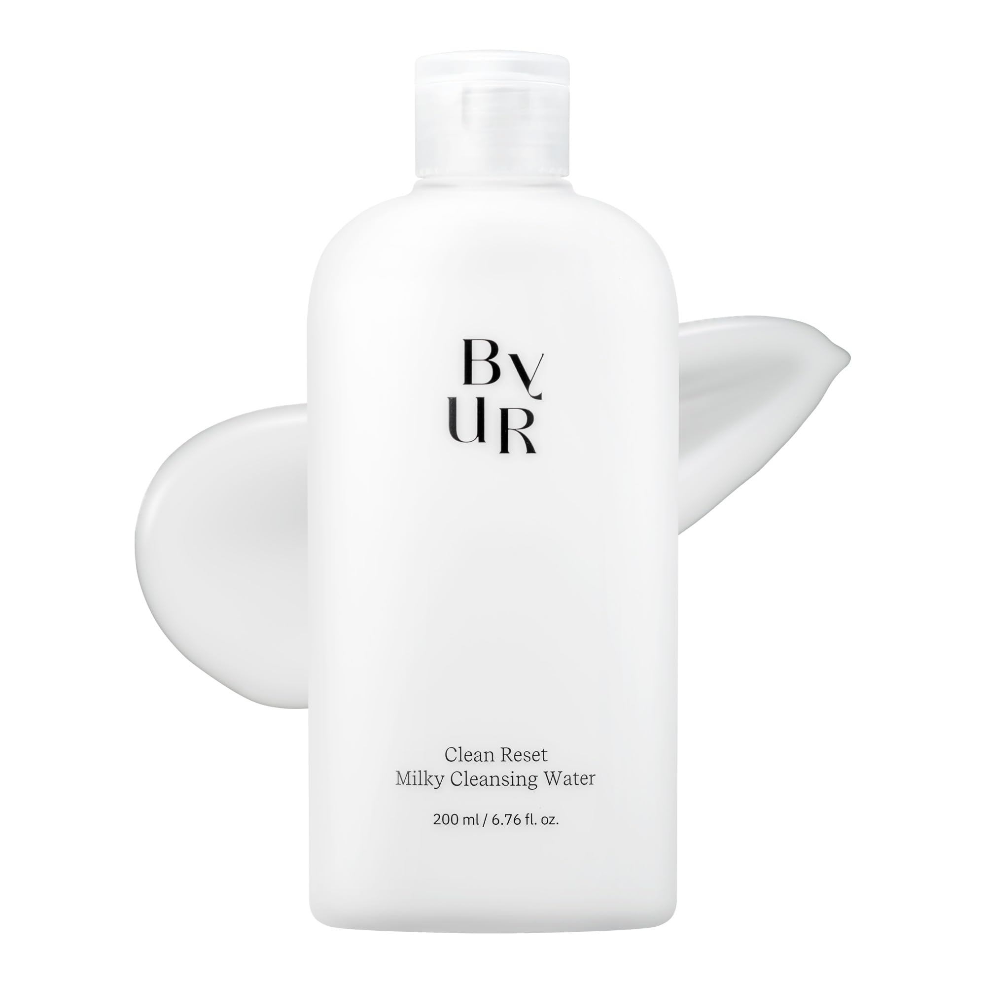ByUR Milky Cleansing Water Makeup Remover Cleanser No Double Cleansing Required Wipe-Off Cleanser Pore Cleansing Moisturizing Clean Reset Makeup Remov