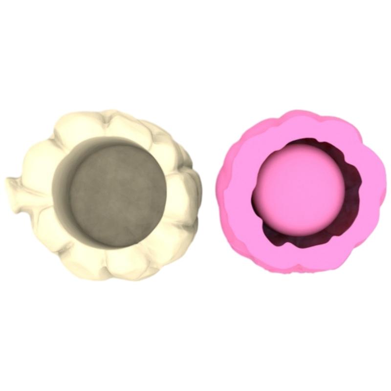 Fruit Themed Crafts Mold Succulent Flower Pots Mould  Silicone Molds  Epoxy Mould for  Enthusiasts