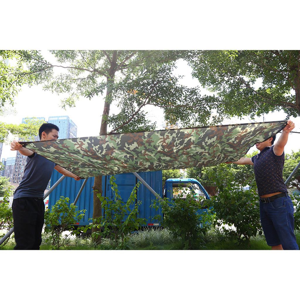 Camouflage Outdoor Tragbare Leichte Regenfeste Matte RainTent Tarp Shelter (2*1.4 )