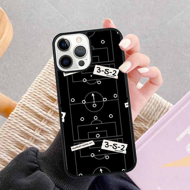Football Soccer Tactics Time Phone Case For iPhone 17 Air 13 12 14 15 16 Cover For Apple Pro Max Plus
