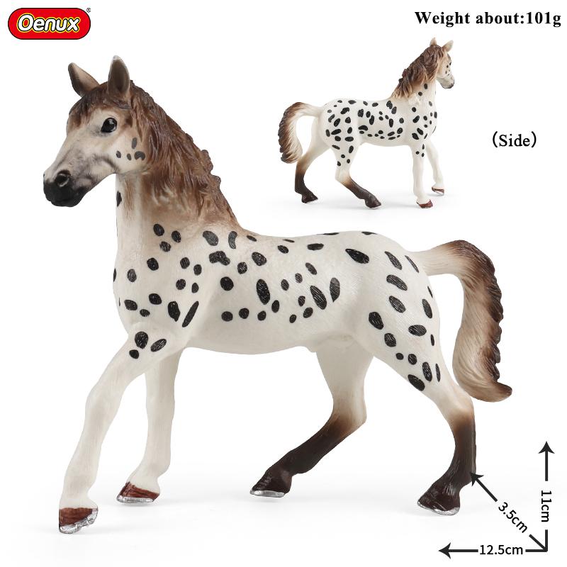 Oenux Nutztiere Gaul Fohlen Clydesdale Araber Pferdemodell Actionfiguren Reiterlich Pvc Sammlung Bildung Kinderspielzeug Geschenk