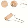 1Pcs Smooth Wooden Clay Roller, Natural Wood Pottery Tool, Durable Polymer Clay Shaping Supplies for Sculpting, Trimming & Ceram
