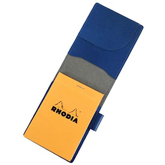 

Rhodia Cover Size Genuine Leather in Comes with 1 Notepad No.12 (Made Japan) (Cobalt Blue)