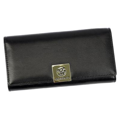 Classic Large Leather Women's Wallet Gregorio