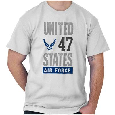 United States Air Force USAF Military 47 Womens or Mens Crewneck T Shirt Tee