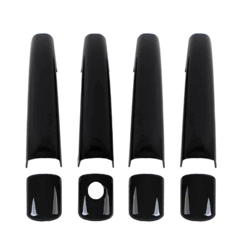 Carbon Fiber Chrome Door Handle Cover for Peugeot 208 (2012-2019)