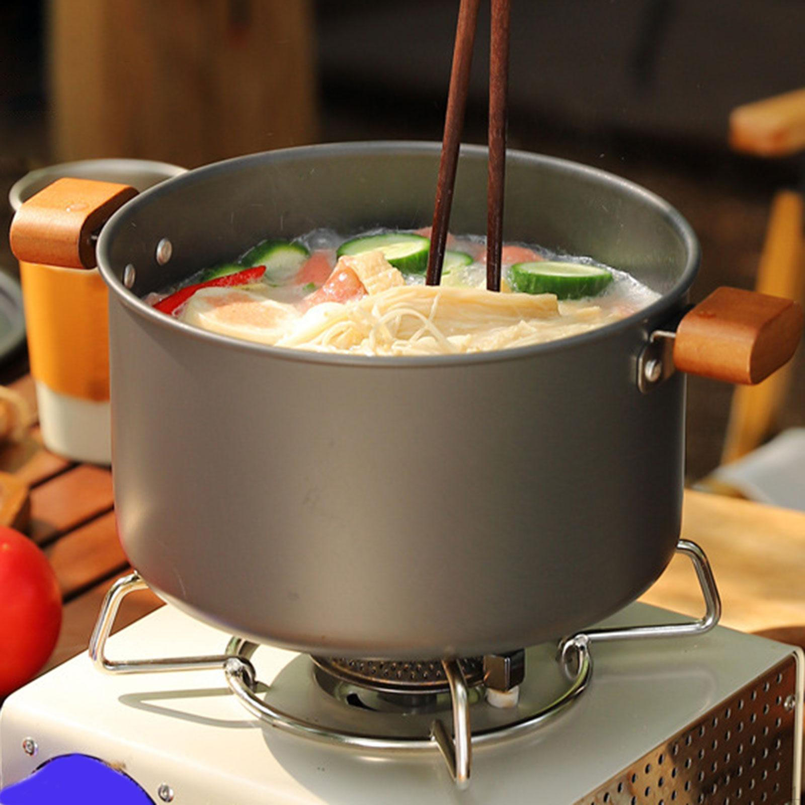 

Походный набор для приготовления пищи с крышкой и компактной кастрюлей для приключений на природе with 1.1L Coffee Pot