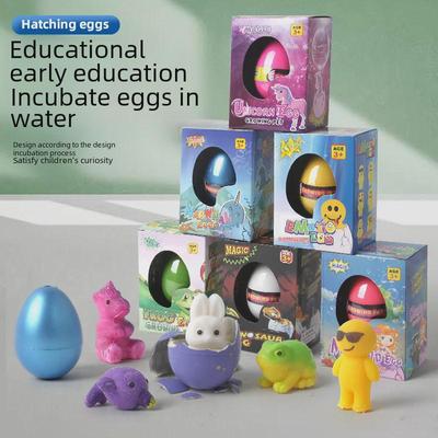Hot-Selling Dinosaur Egg Toy: Water-Activated Hatching Soft Dino Model Gift