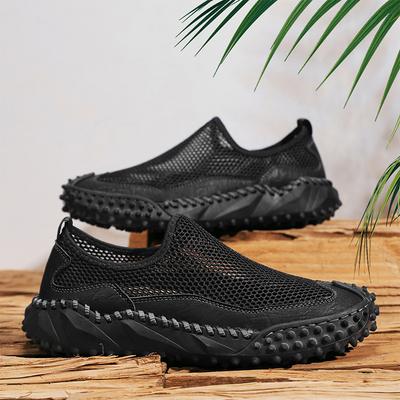 Neue Sommer Herren Mesh Schuhe Atmungsaktive Flache Freizeitschuhe Outdoor Walking Herren Sneaker Wanderschuhe Zapatillas Hombre