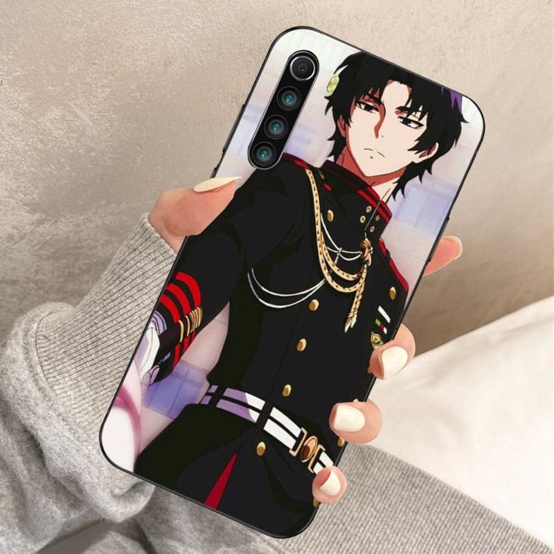 Kreslený kryt na telefon Guren Ichinose pro Xiaomi Redmi Note 11 10 9T 8 7 Pro Redmi 10 9 9A 9C 8 7 6 Měkký černý kryt na telefon