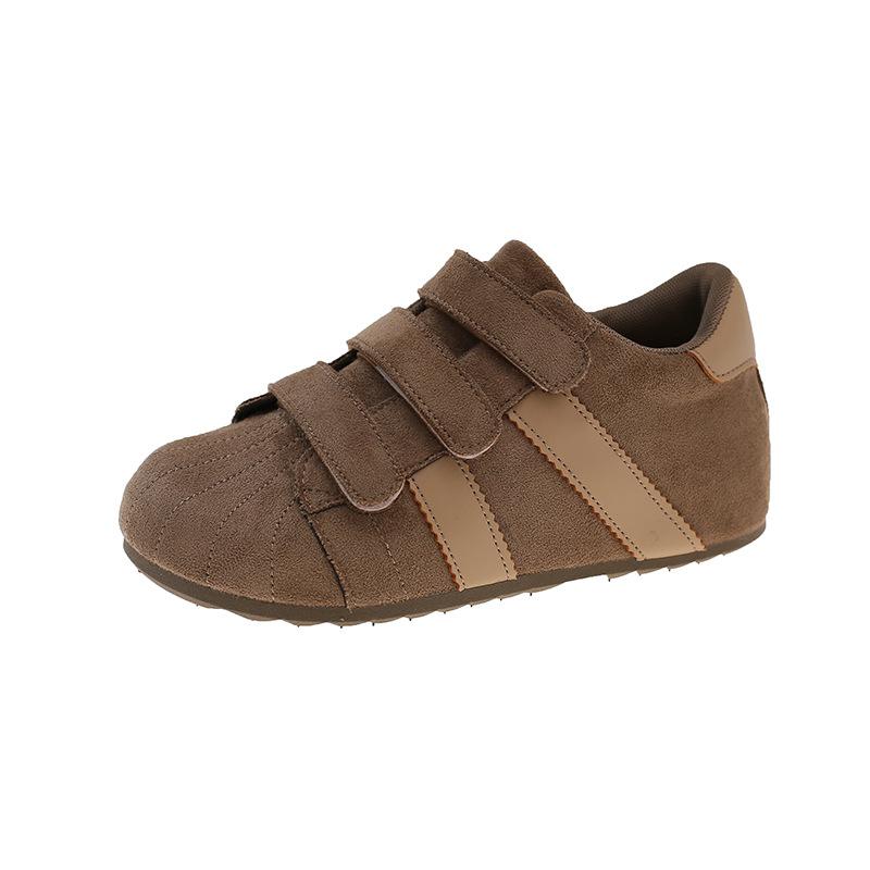 Ugly Cute Retro Inner Height Increase Velcro German Training Shoes Women's 2025 New Comfortable and Versatile Casual Big Head Birkenstocks