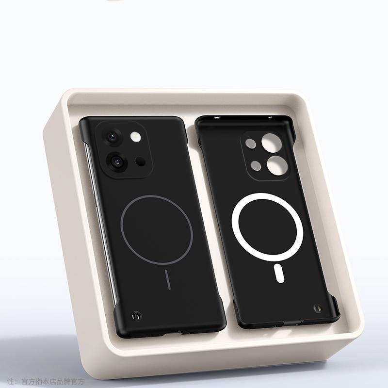 Solid Color Frameless Magnetic Phone Cover For OnePlus 13T 13R 13 12R Ace 5 3 Slim Shockproof Hard PC Wireless Charge Case