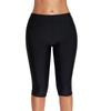 Women's Knee Length Swim Shorts Athletic Swimwear Bottoms Stretchy Quick Dry Fabric for Water Sports and Outdoor Activities
