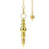 Cone 100% Copper Brass Metal Pendant Pendulum for Divination Dowsing Reiki Healing Egyptian Isis Pendulos Professional A001