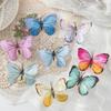 10/20PCS Artificial Flowers Fluorescents Butterfly Home Room Decor Christmas Wreath Wedding Bridal Headwear Brooch Diy Ornaments