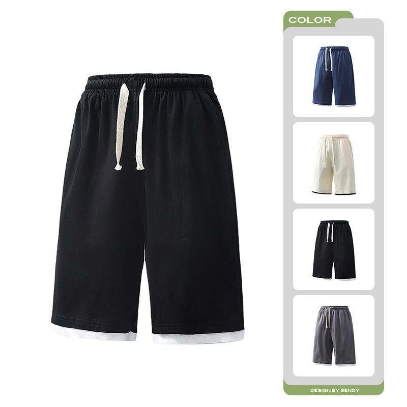 Casual Sports Pants, Breathable Pants, Basketball Shorts, Men's Loose Casual Sports Drawstring