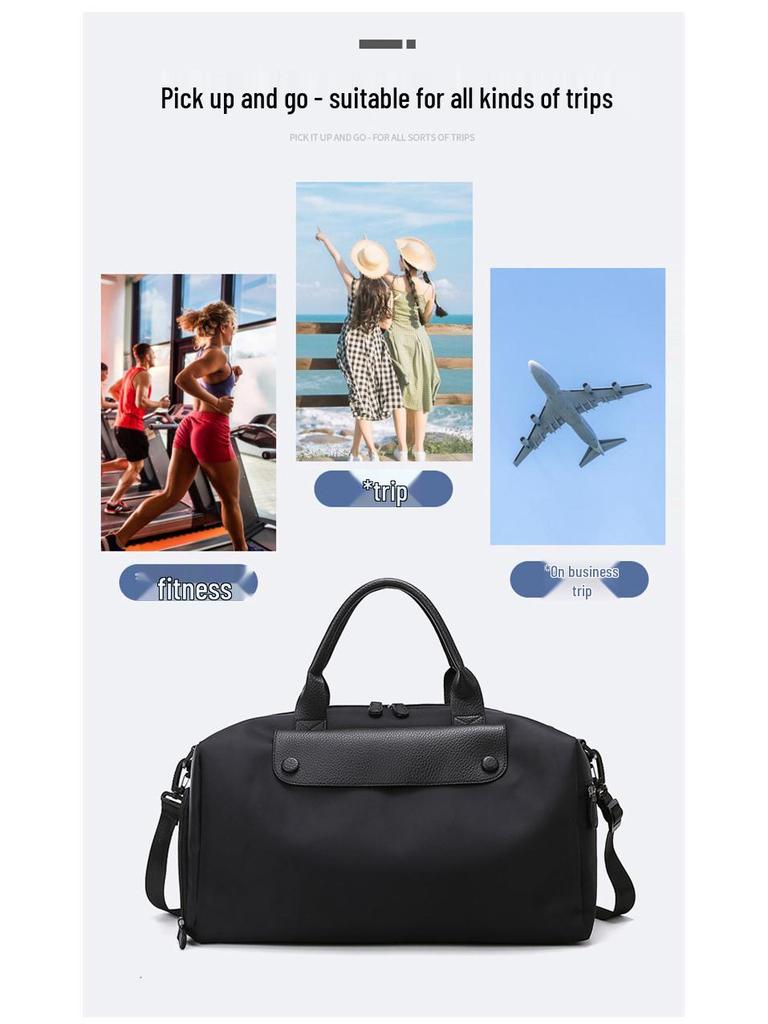 Large Capacity Women's Gym Bag - Yoga, Swimming, Travel & Business Trip Handbag