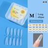 100 Pièces Embouts d'Ongles Amande Couvrance Totale Mat Gel Souple Faux Ongles Pour Salon de Manucure DIY Manucure Maison Création d'Art pour Ongles