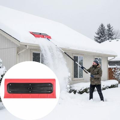 Foam Snow Broom Light Snow Brush Foam Head High-Altitude Roof Snow Rake Designed For Roofs Snow Removal Tool Roofs