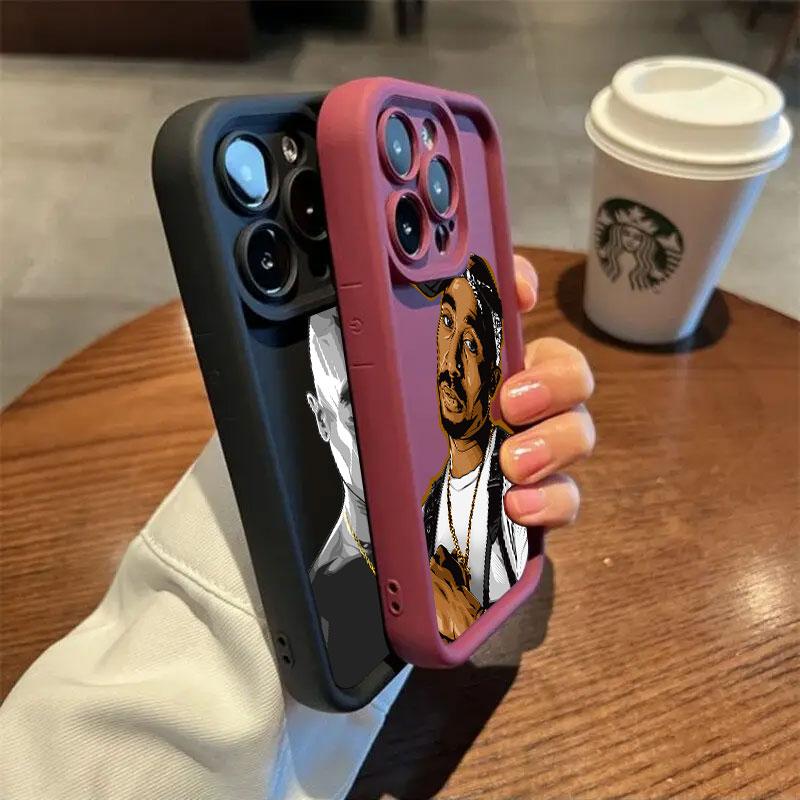2PAC Tupac Rapper Handyhülle Für Samsung S26 S25 S24 S23 S21 S20 Ultra Für Galaxy S25 S24 FE S26 Plus Funda Weiche Silikonhülle