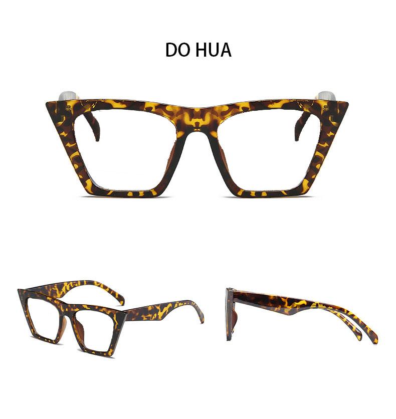Fashion Square Hyperopia Prescription Glasses Ladies Luxury Cat Eye Anti Blue Light Computer Reading Glasses Women Vision +2 +3