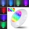 12 واط أدى ضوء حمام السباحة IP68 للماء AC12-24V في الهواء الطلق RGB ضوء تحت الماء بركة بقيادة الأضواء