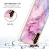 For Samsung Galaxy A56 5G TPU Case Marble Pattern 2.0mm Electroplating Phone Back Cover