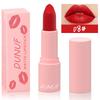 DUNUF 1 Pcs Matte Powder lipstick, Lasting 24 Hours Non-fading Waterproof Non-stick Easy to Color Lip Gloss Makeup Gift