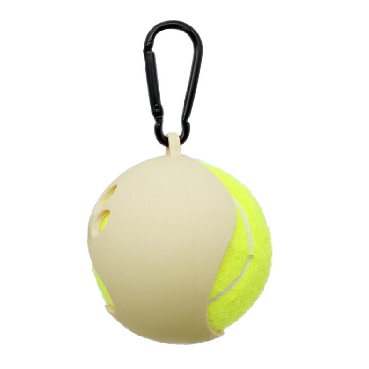 Standard Tennis Ball Holder with Carabiner for Training Walking Tennis Play