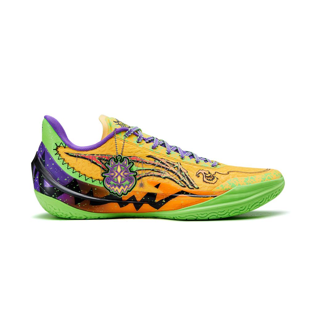 Li Ning Blade 5 V2 Phantom Halloween Colorway Unisex Basketball Shoes Yellow Green ABAV059-16