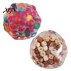Palm-sized Stress Ball Rainbow Wood Grain Squeeze Soft TPR Fidget for Hand Kneading Toy Relief Moldable Slow-Rising Portable Decompression Gadget Kids