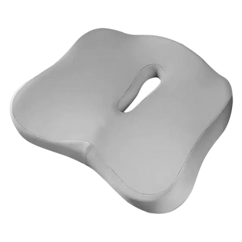Ergonomic Office Seat Cushion with Ventilated Hollow Core Design for Back Pain Relief and Pressure Distribution