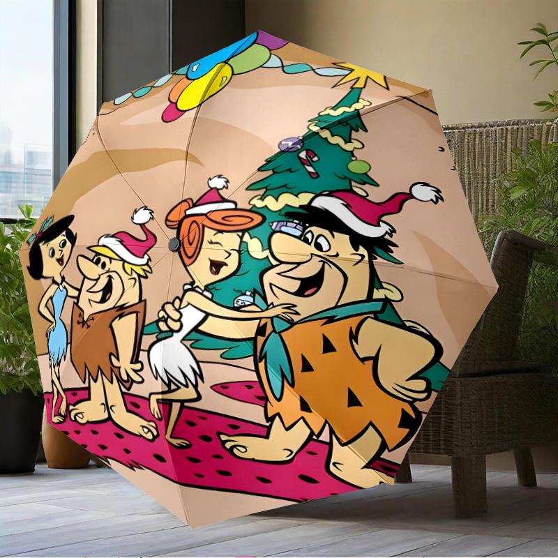 The Croods Players Adventure Umbrella Folding umbrella, automatic umbrella 8-Frame for Travel, camping Use Gift for Halloween Christmas