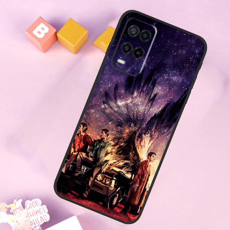 Engel Castiel Supernatural Hülle Für Oppo A54 A74 A94 A40 A60 A80 A18 A38 A58 A78 A98 A96 A76 A16 A15 A17 A57 A5 A6 Pro