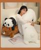 Brown Bear Plush Toy & Hugging Pillow for Girls - Elephant & Long-Eared Rabbit Options Available