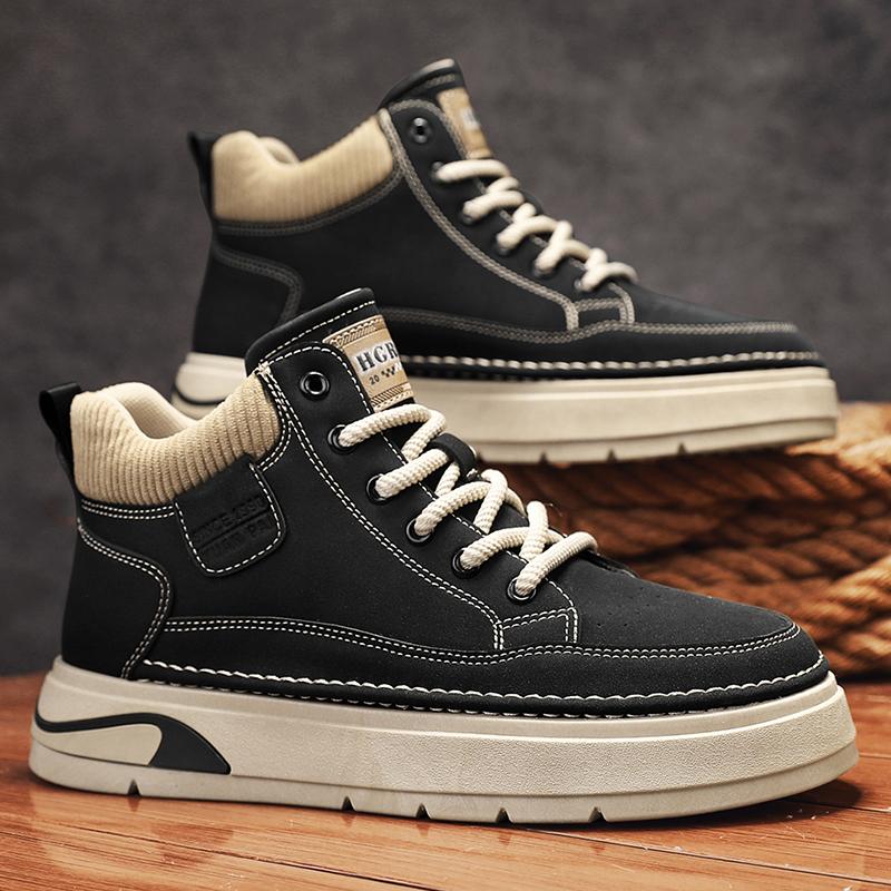 Neue Herren-Skateboardschuhe im klassischen Stil mit niedriger Spitze und dicker Sohle, bequeme Basketball-Sneakers mit weicher Sohle