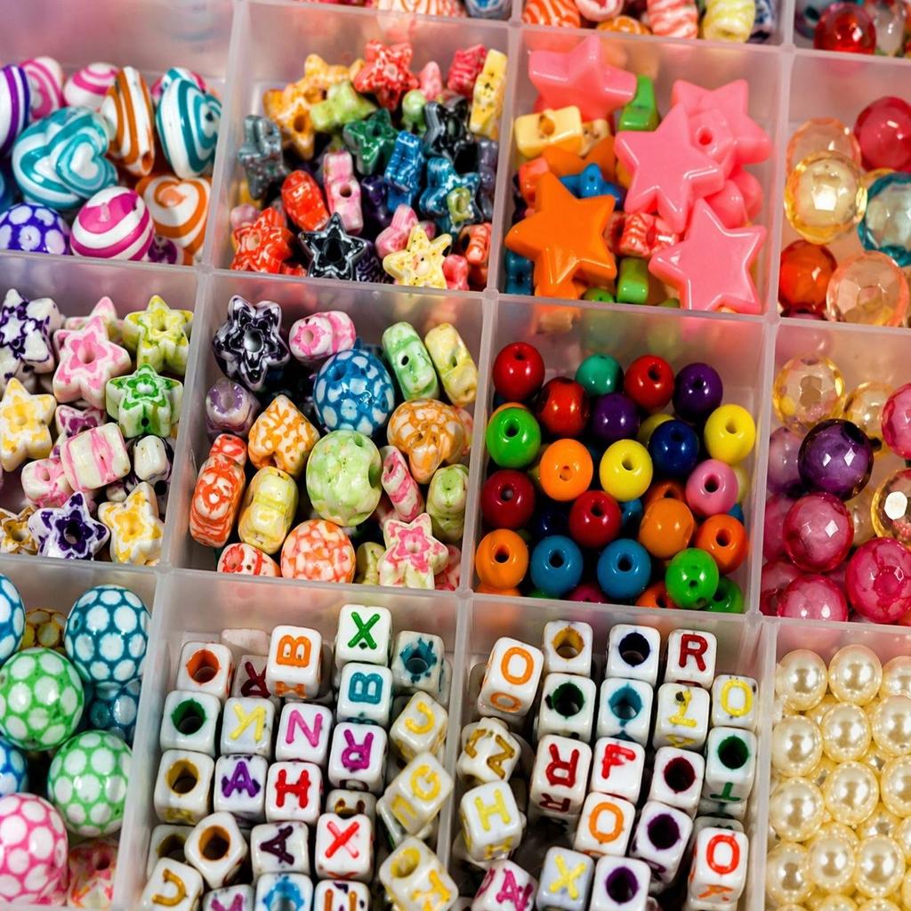 DIY Bead Set 900pcs Creative Bracelets + Accessories